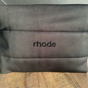 RHODE Black Quilted Fabric